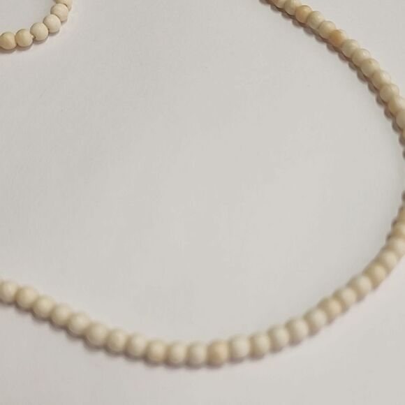 Art Deco Genuine Carved Lariat Necklace RARE TREASURE - Picture 4 of 6